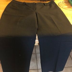 Ann Taylor lined black pants 12 curvy